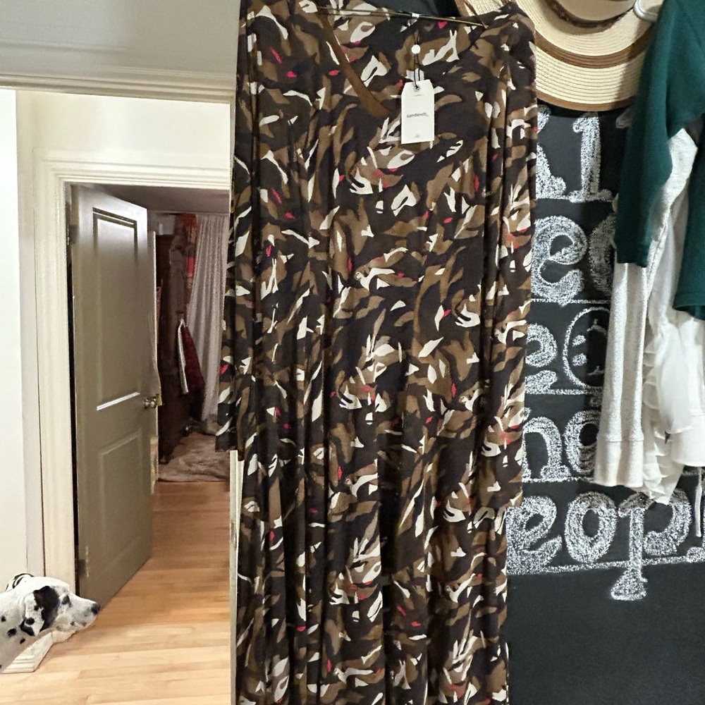 SANDWICH Brown Patterned Women's Dress